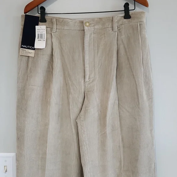 Nautica rigger double pleated pants hot sale